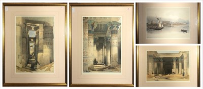 Lot 359 - After David ROBERTS (1796-1864) Four Egyptian...