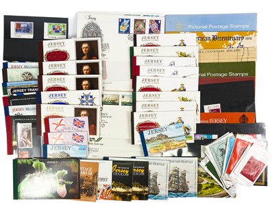 Lot 377 - Jersey: un-mounted mint Prestige books & mint stamps face value £175 plus First Day Covers