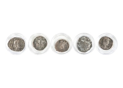 Lot 186 - Roman Silver Coins (x5)