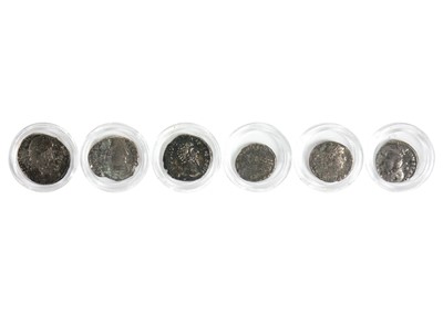 Lot 187 - Roman Silver Coins (x6)