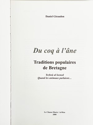 Lot 344 - Five French language titles on the history of Bretagne