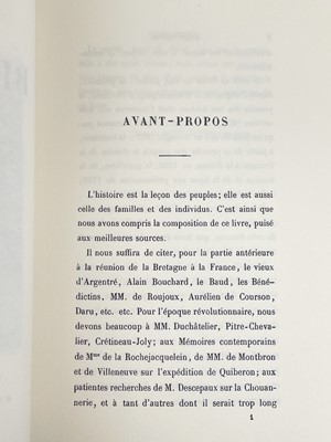 Lot 344 - Five French language titles on the history of Bretagne