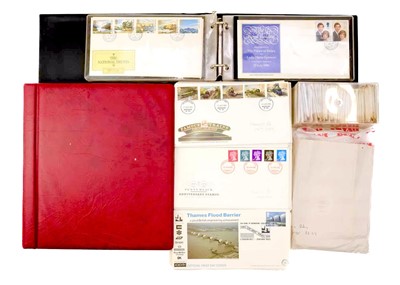 Lot 365 - GB used collection QEII from 1971 to 1992 album plus various FDCs, stockbooks & sundry world albums