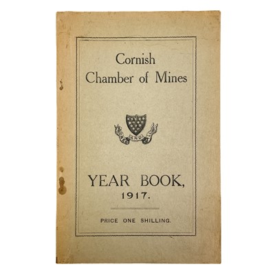 Lot 61 - 'The Cornish Chamber of Mines Year Book, 1917,'