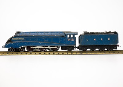 Lot 658 - Hornby Dublo three rail LNER A4 and early BR N2 locomotives plus carriages / wagons