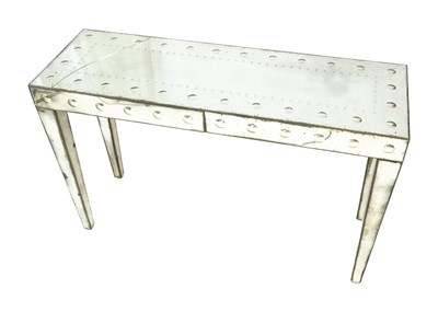 Lot 451 - A Venetian style bubble mirror console table.