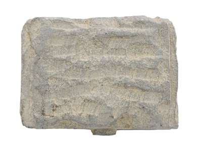 Lot 53 - A Gandharan carved schist panel, circa 3rd century.