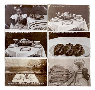 Lot 966 - Cornish Postcards - Food, Ancient Crosses etc.