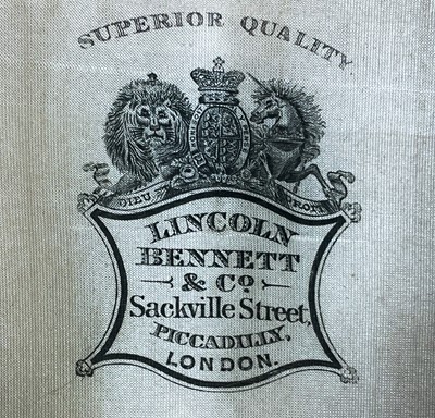Lot 102 - An early 20th century moleskin plush silk top hat by Lincoln Bennet & Co.