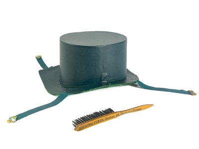 Lot 102 - An early 20th century moleskin plush silk top hat by Lincoln Bennet & Co.