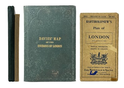 Lot 68 - 'Davies Map of the Environs of London'