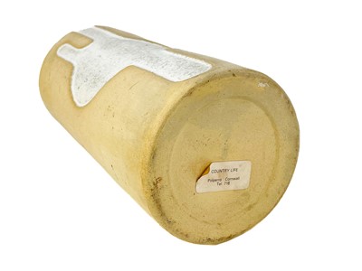 Lot 513 - A studio pottery slab vase.