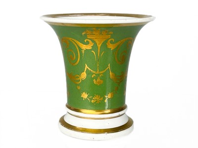 Lot 467 - A Rockingham porcelain trumpet vase.