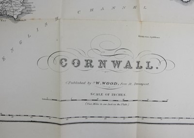 Lot 74 - 'Wood's Hand-Book to Cornwall, with Map and Illustrations,'