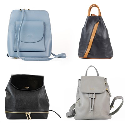 Lot 403 - A collection of four backpack/handbags