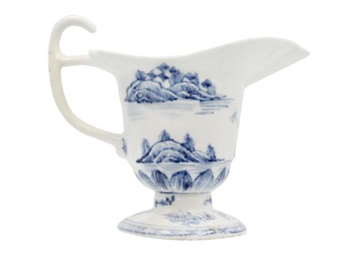 Lot 371 - A Chinese export blue and white porcelain jug, 18th century.