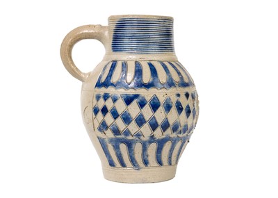 Lot 1029 - A German Westerwald stoneware jug.