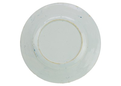 Lot 1150 - A collection of three various Delft blue and white plates