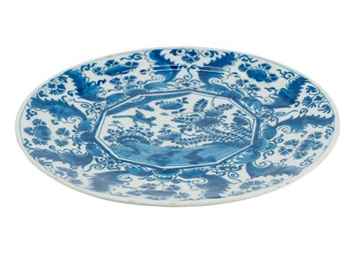 Lot 1150 - A collection of three various Delft blue and white plates
