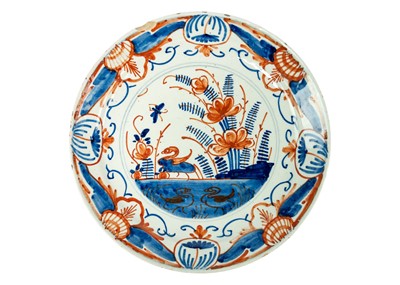 Lot 1073 - A Delft plate.