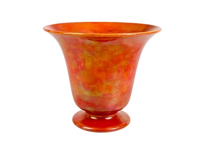 Lot 423 - A Ruskin Pottery flared rim vase.