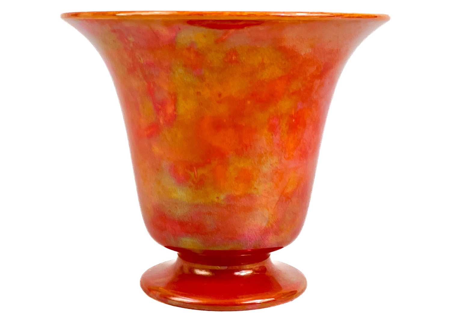 Lot 423 - A Ruskin Pottery flared rim vase.