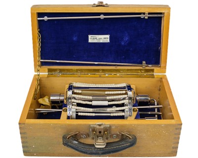 Lot 542 - An early 20th century Revealer dowsing machine supplied by J.C Oliver (Leeds) Ltd.