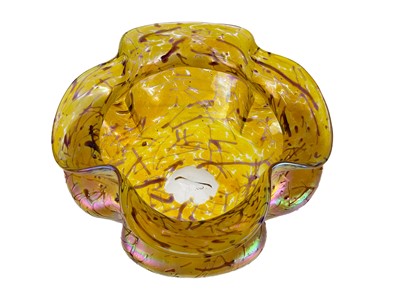 Lot 420 - A Kralik iridescent glass 'Bacillus' bowl.