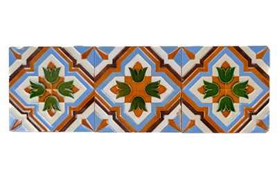 Lot 364 - Three Maw & Co tiles.