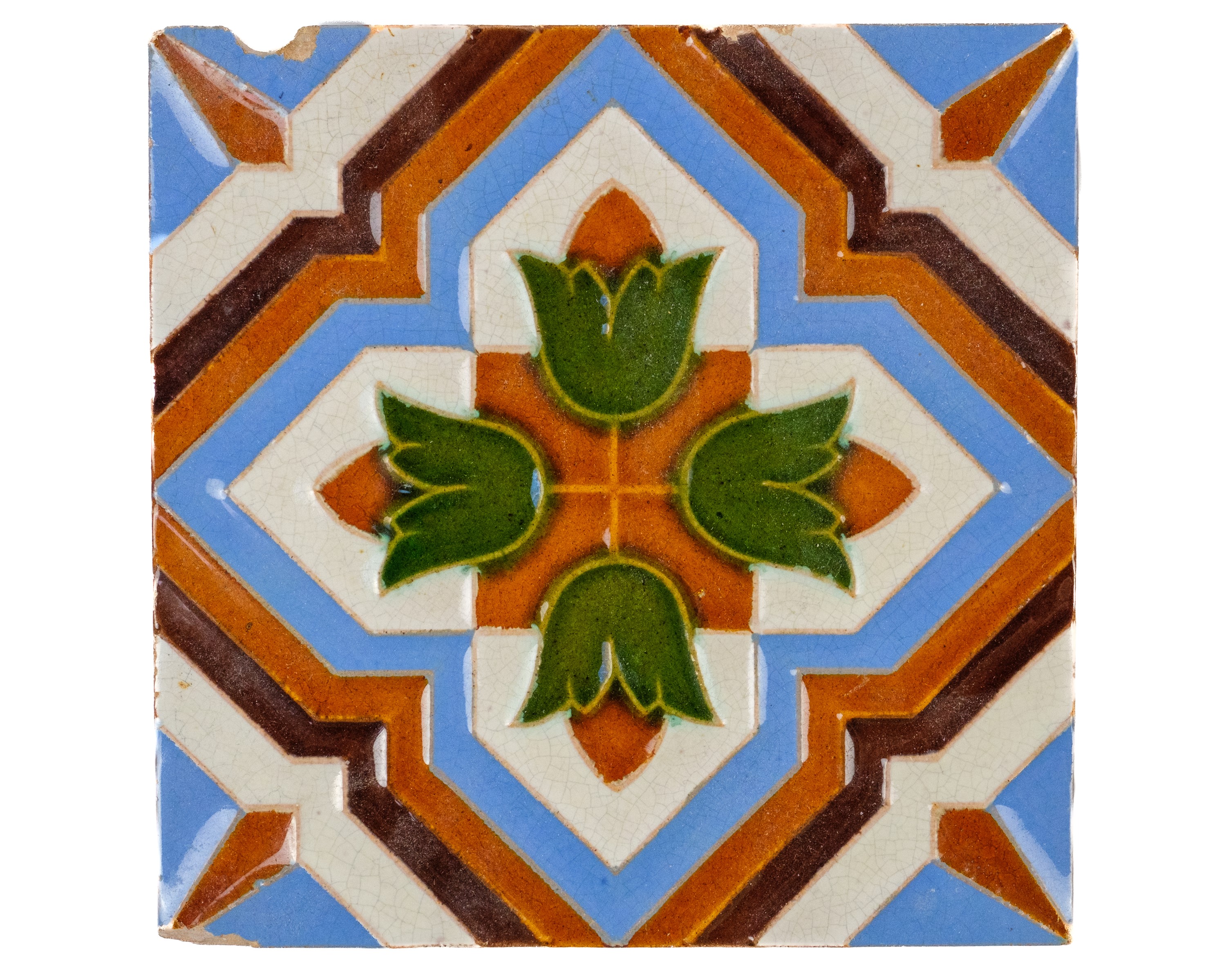 Lot 364 - Three Maw & Co tiles.