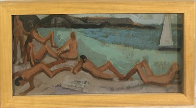 Lot 395 - BRYNHILD PARKER (1907-1987) Figures on the...