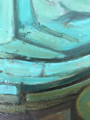 Lot 539 - BRYNHILD PARKER (1907-1987) Abstract Oil on...