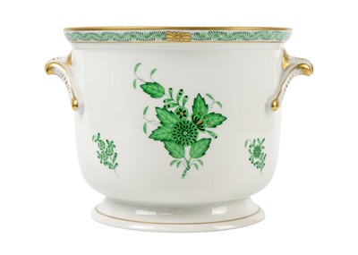 Lot 479 - A Herend porcelain jardiniere.