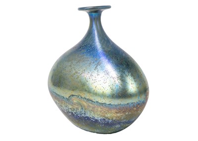 Lot 37 - Norman Stuart Clarke studio glass bottle vase.