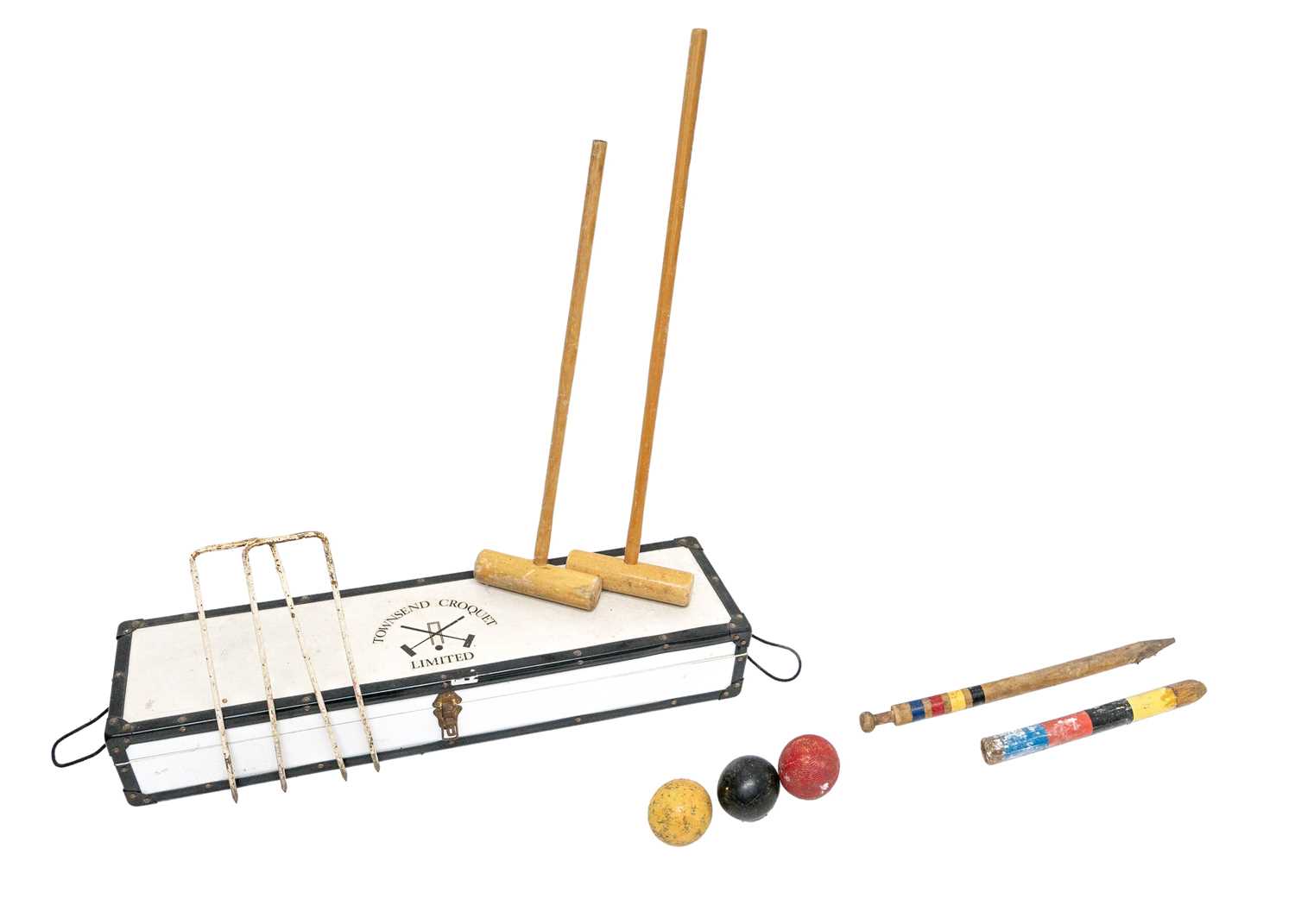 Lot 235 - A Townsend Croquet Limited croquet set.