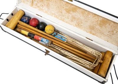 Lot 235 - A Townsend Croquet Limited croquet set.