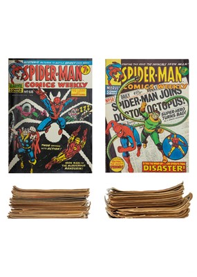 Lot 948 - Spiderman comics 1973/5 - (approx. 100)