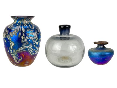 Lot 31 - A Norman Stewart Clarke art glass vase.