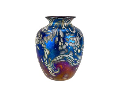 Lot 31 - A Norman Stewart Clarke art glass vase.
