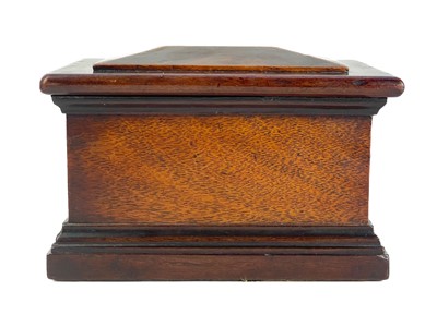 Lot 305 - A 19th century mahogany puzzle box.