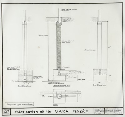 Lot 181 - 'Plan of North Penstruthal Mine'