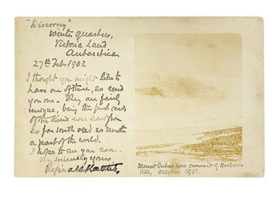 Lot 269 - The Antarctic Letters,  written from the British Antarctic expedition of 1901-1904