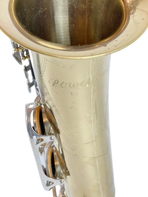 Lot 185 - A 'Powertone' tenor saxophone.