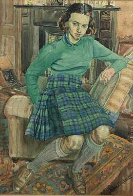Lot 177 - Cynthia MCCRACKEN (1889-1982) Portrait of a...