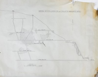 Lot 162 - 'Devon Great Consols. Longitudinal Section on the Main Lode,'