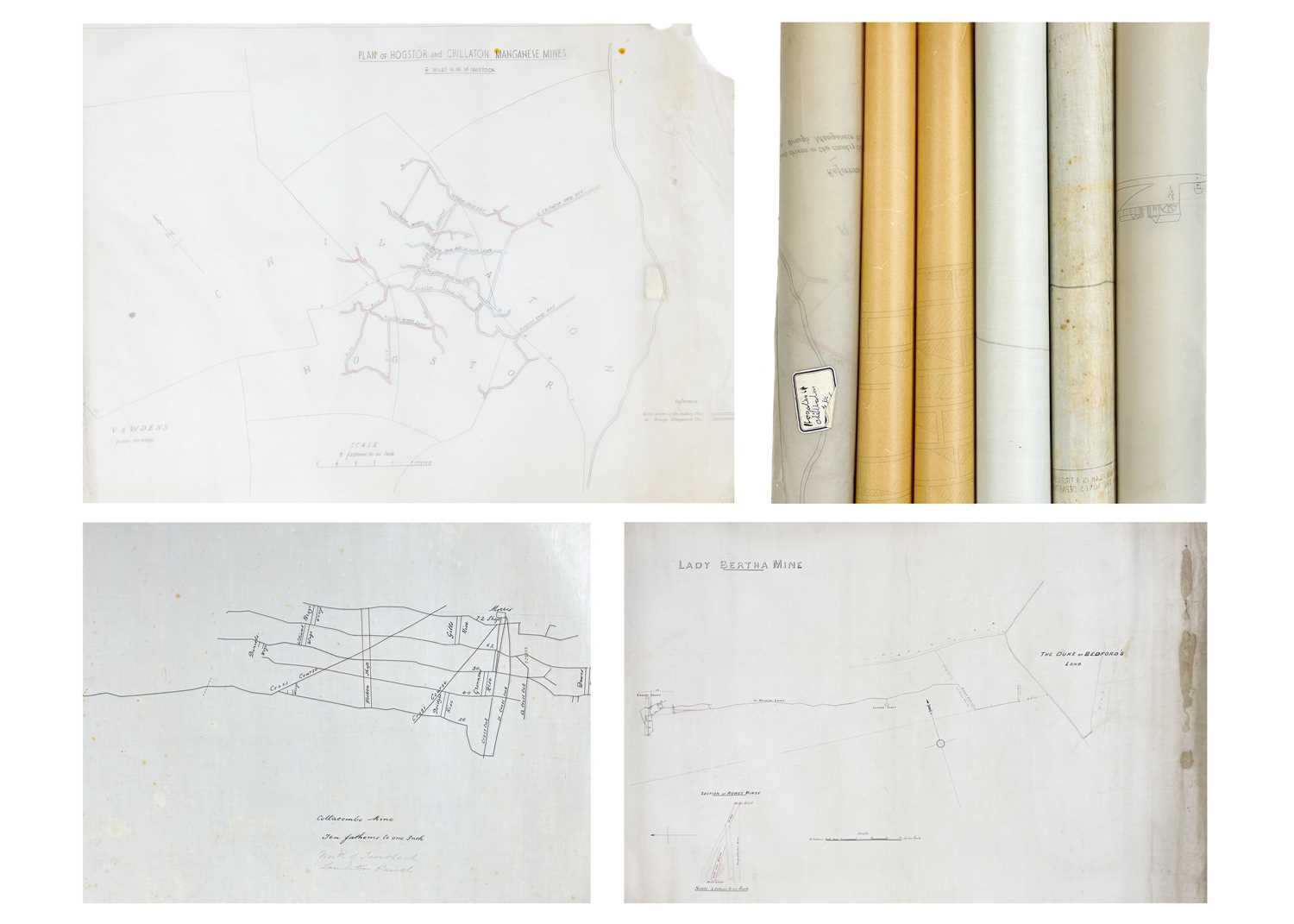 Lot 162 - 'Devon Great Consols. Longitudinal Section on the Main Lode,'