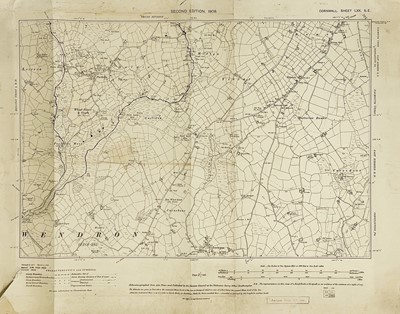 Lot 186 - A large collection of OS maps