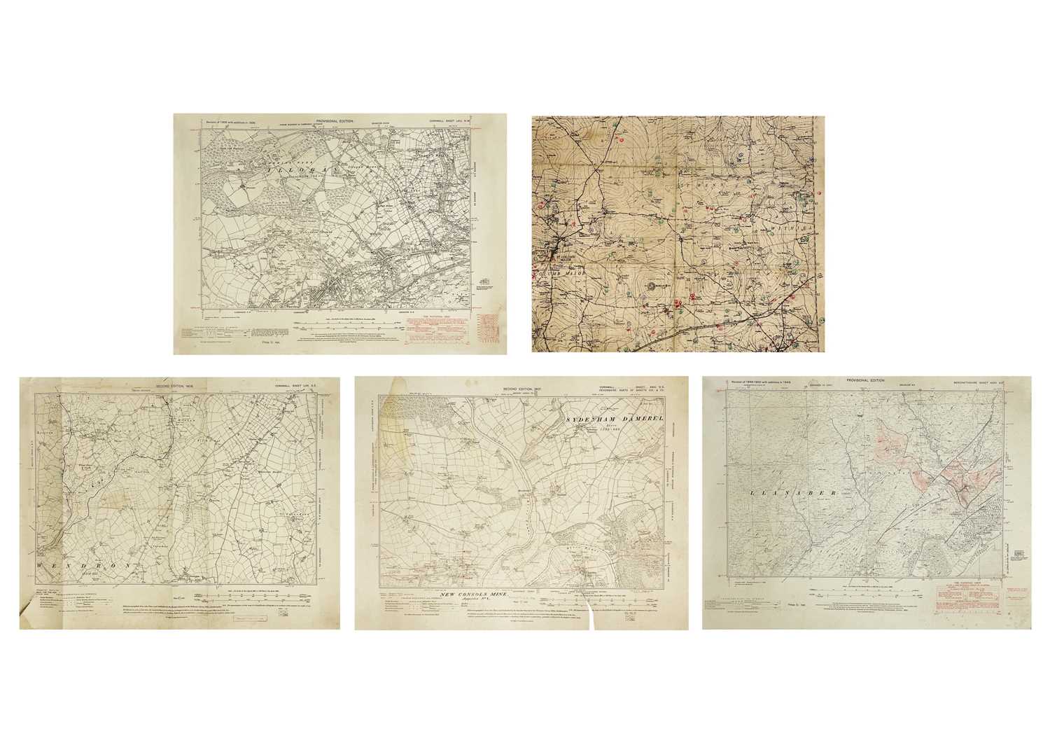 Os Map Paper Lot 186 - A large collection of OS maps