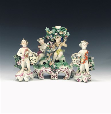 Lot 936 - An 18th century English porcelain Bow style...