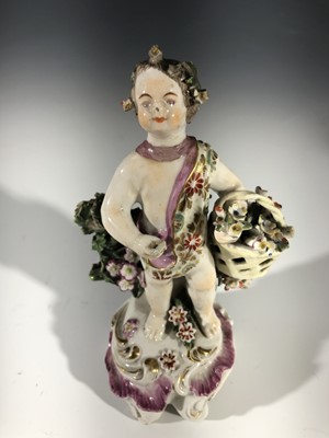 Lot 936 - An 18th century English porcelain Bow style...